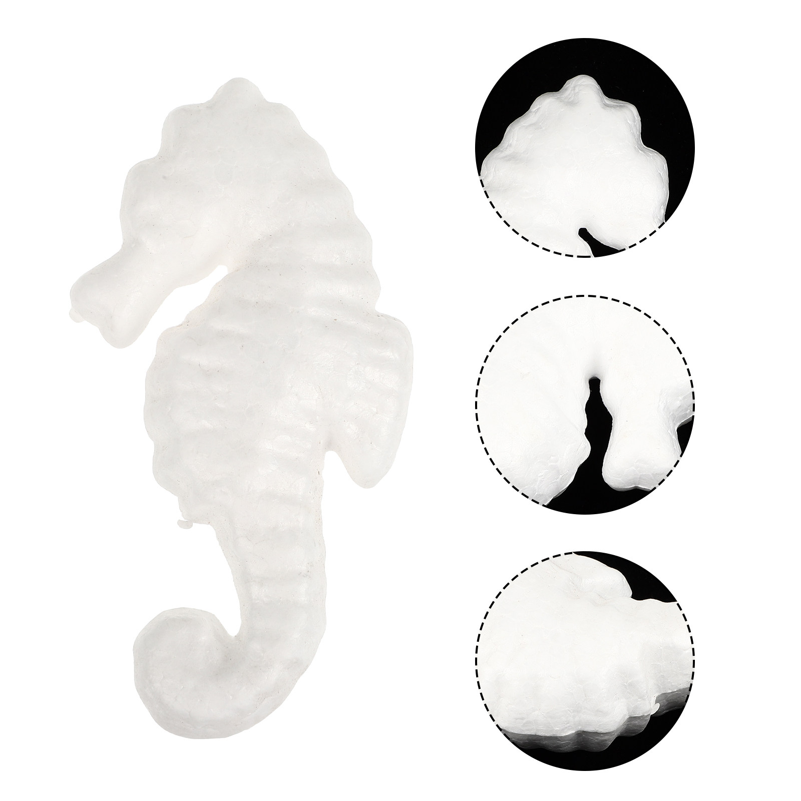 Art Craft Project - 15Pcs Seahorse DIY Foam Art Base