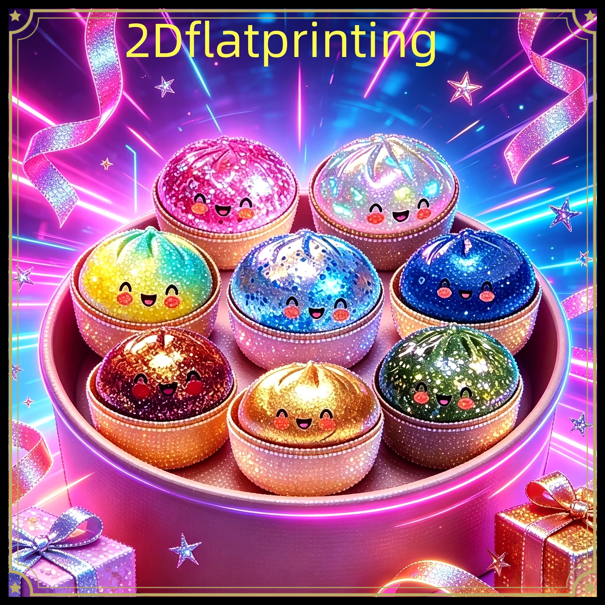 Art Craft Gift Ideas - Full Round Diamond Painting Cute Bao