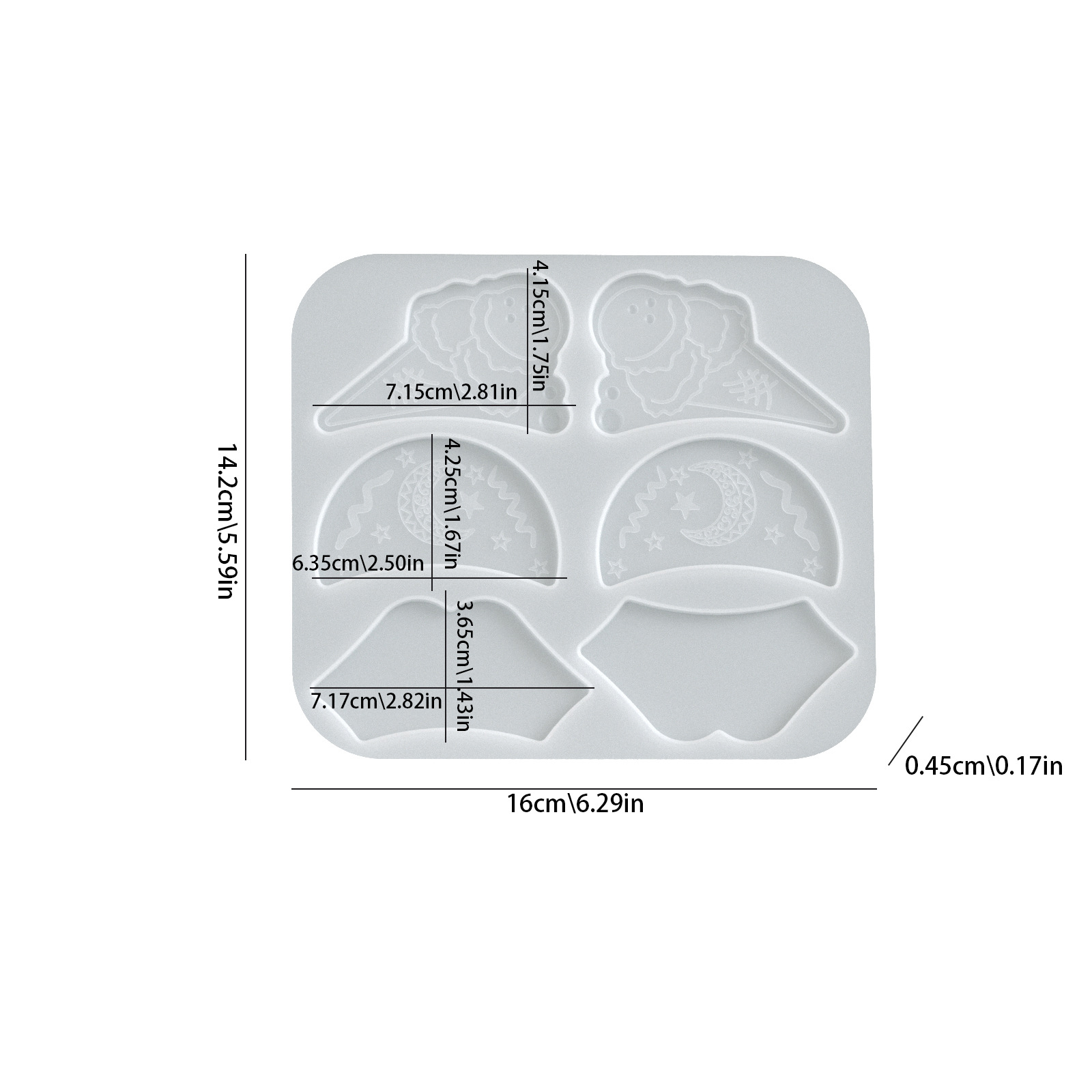 Art Craft Workshop - Resin Casting Mold Silicone Ice Cream