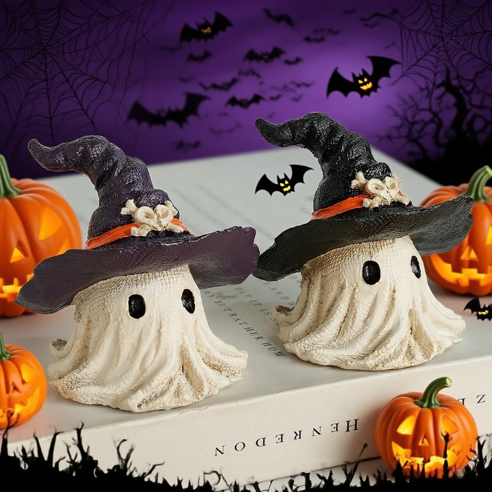 Art Craft Hat - 1PC Halloween Horror Hat Ghost Resin