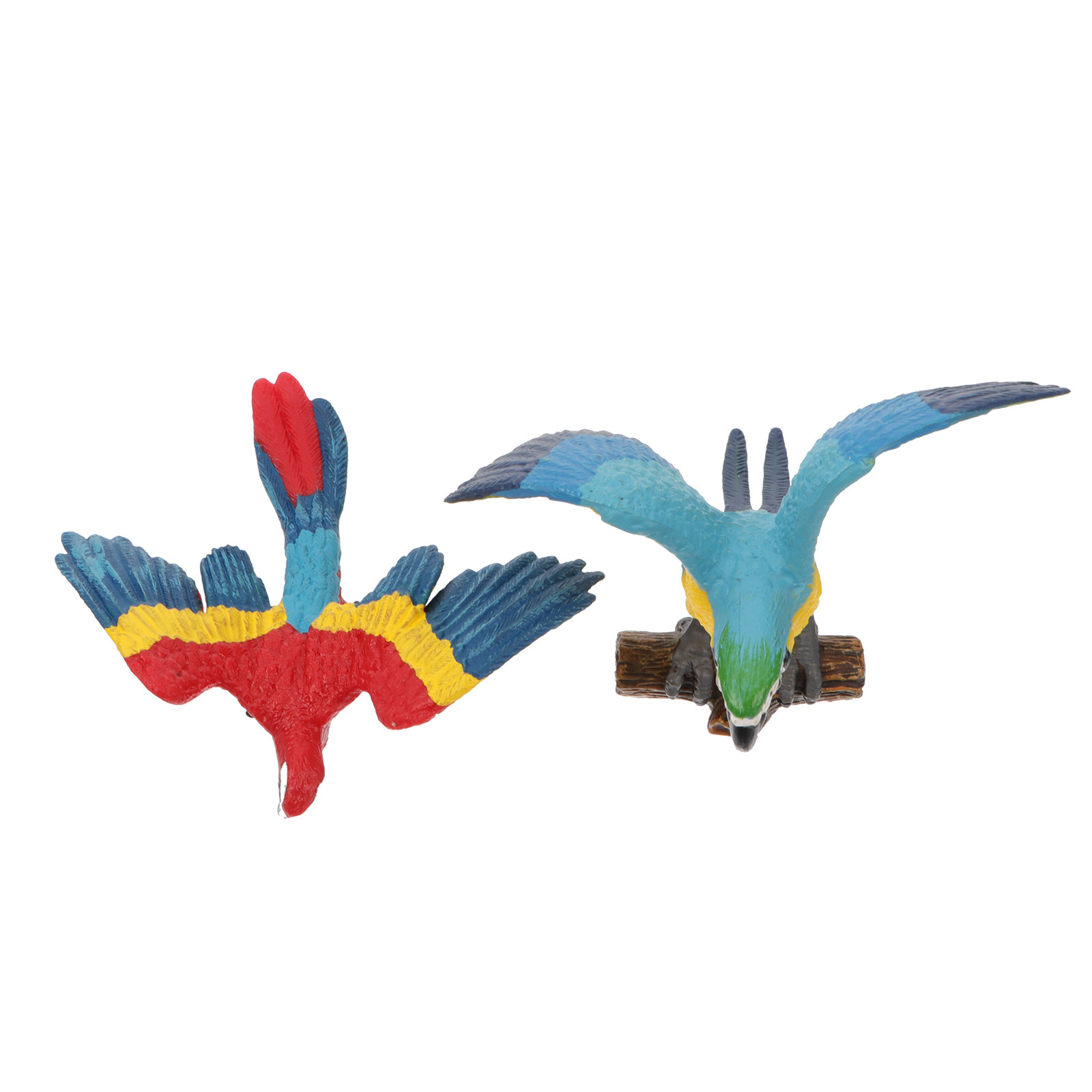 Art Craft Room - 2Pcs Fine Workmanship Parrot Adornment Plastic