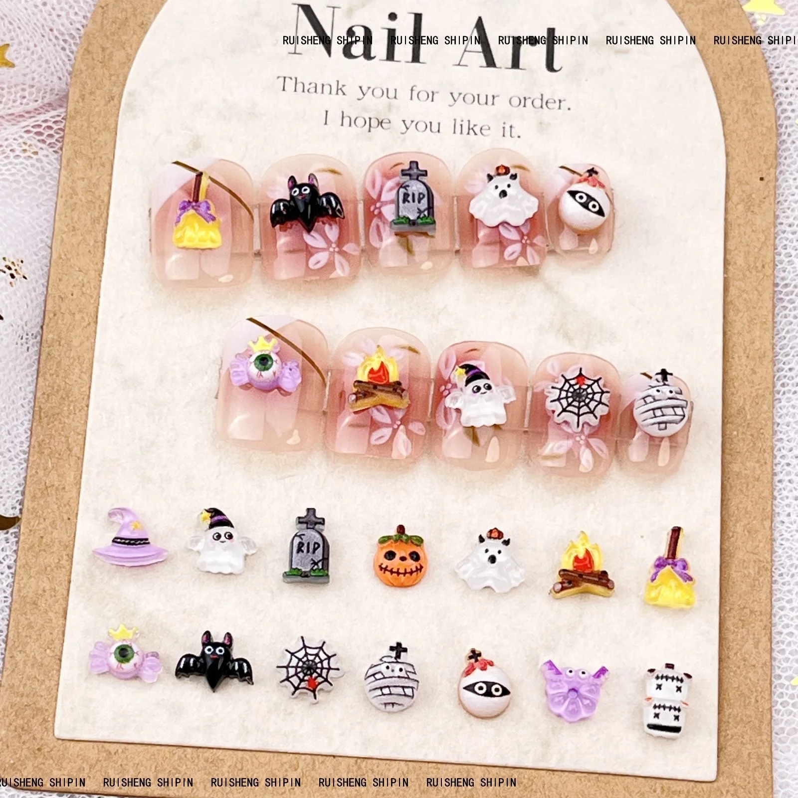 50pcs Resin Mini Colorful Hall – обзор и цена Art Craft Hat