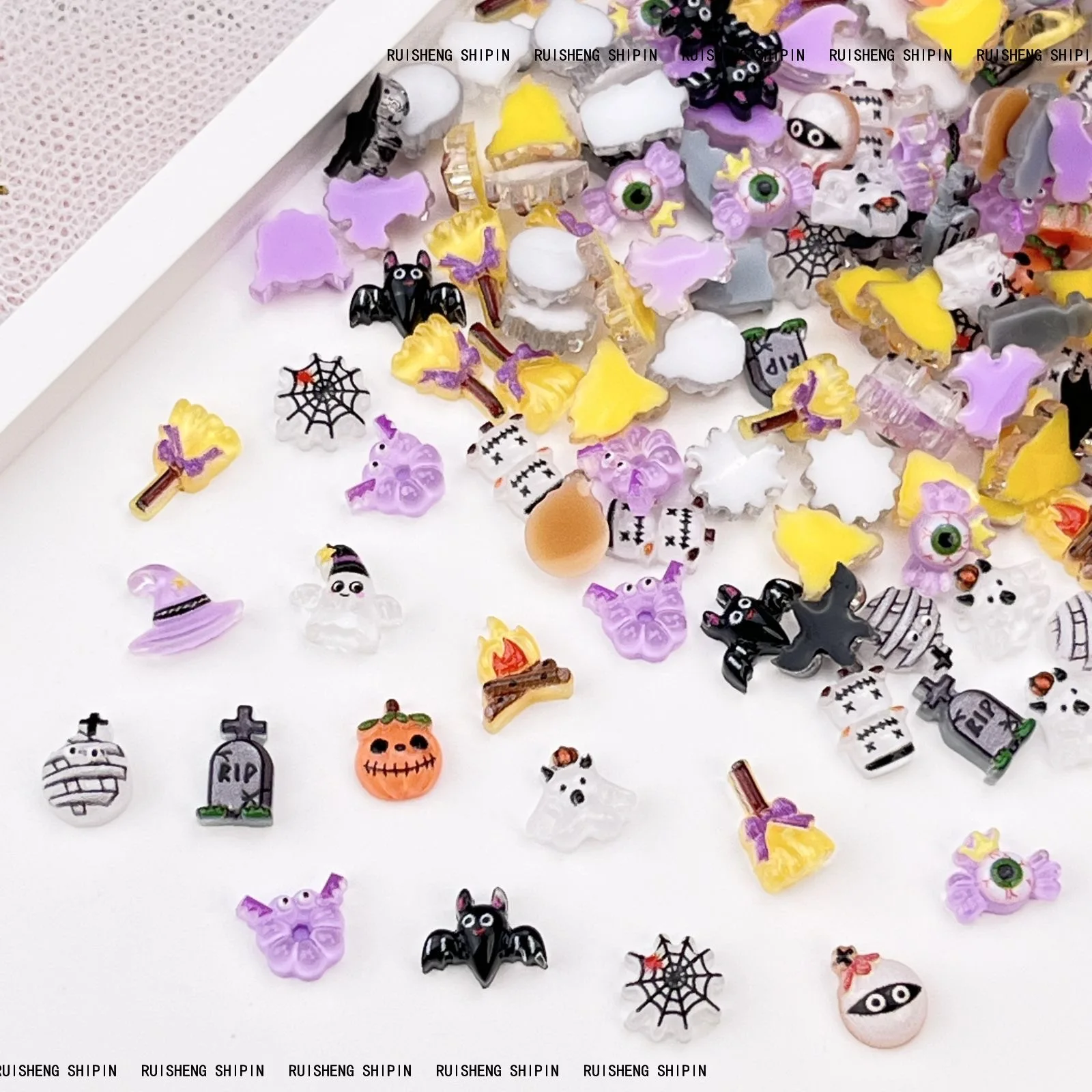 50pcs Resin Mini Colorful Hall – обзор и цена Art Craft Hat
