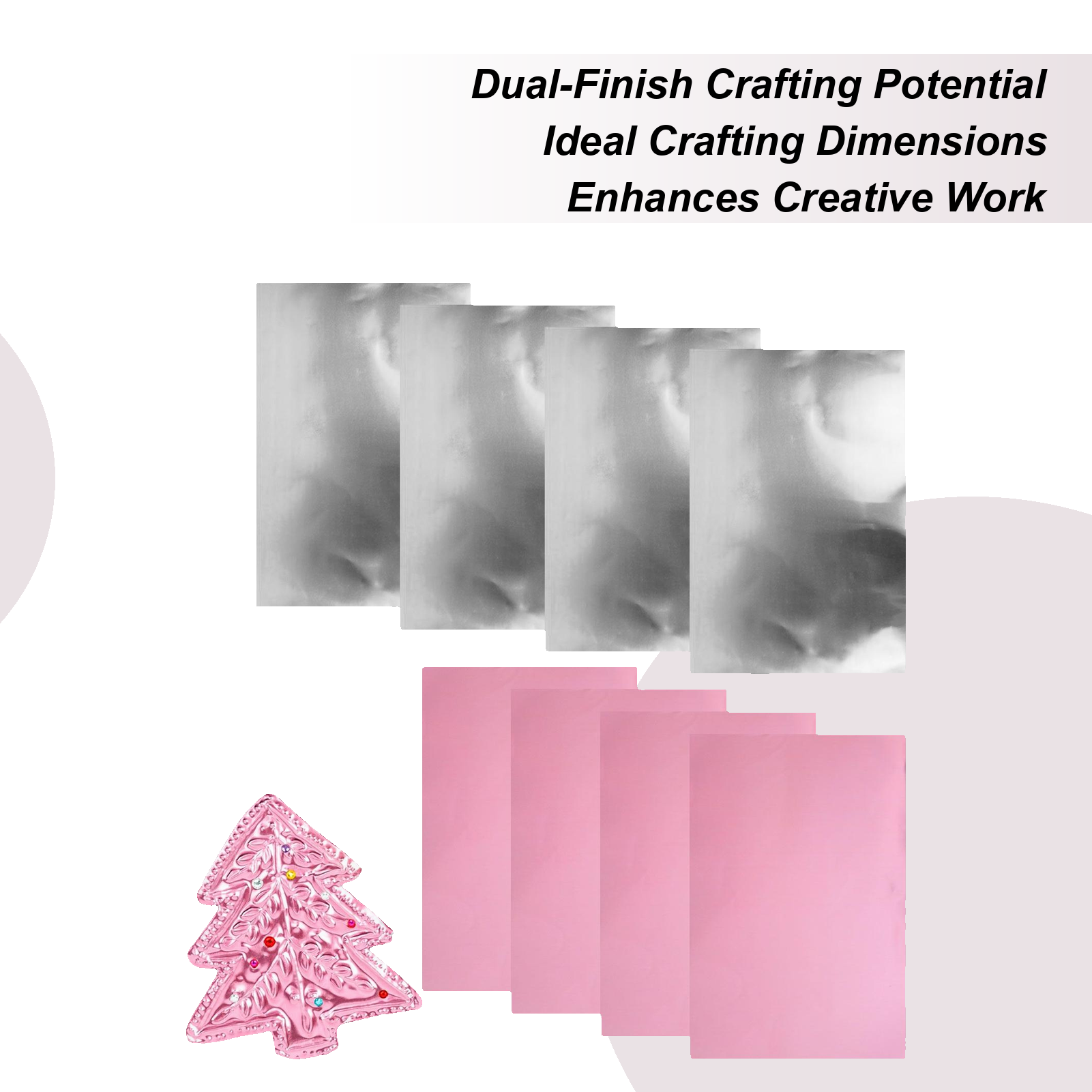 Embossing Foil 8 Pieces Alumin – обзор и цена Art Craft Christmas