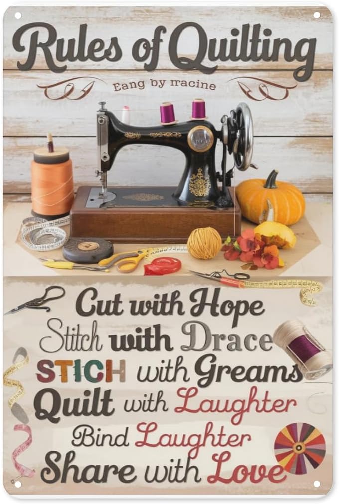 Quilters Guide Tin Sign IN Ret – обзор и цена Art Craft Room
