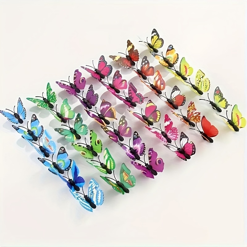 100/200pcs Faux Butterflies -  – обзор и цена Art Craft Hat