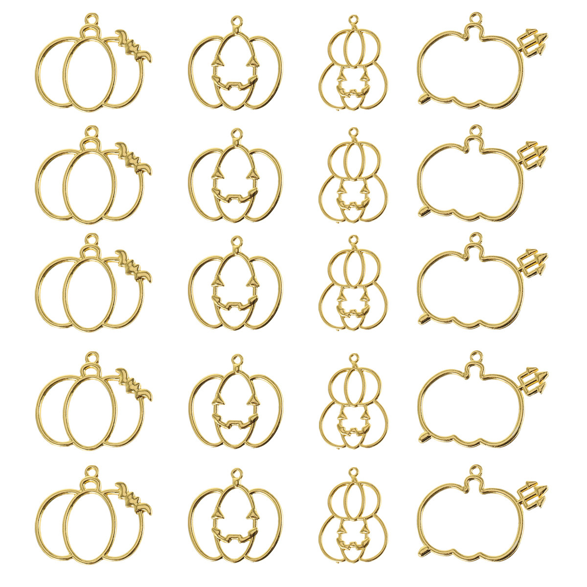 20Pcs DIY Pumpkin Resin Pendan – обзор и цена Art Craft Kits