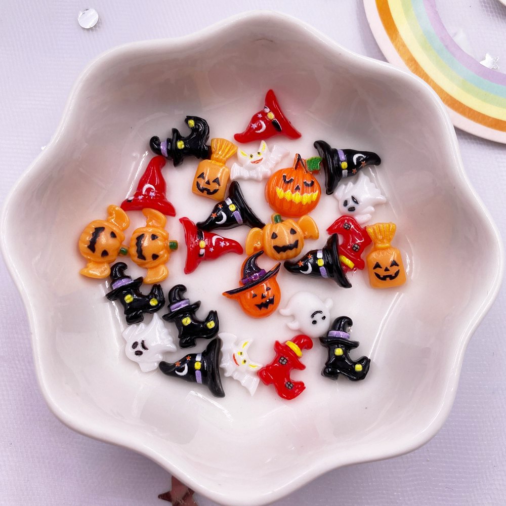 50pcs Mix Resin Mini Colorful  – обзор и цена Art Craft Hat