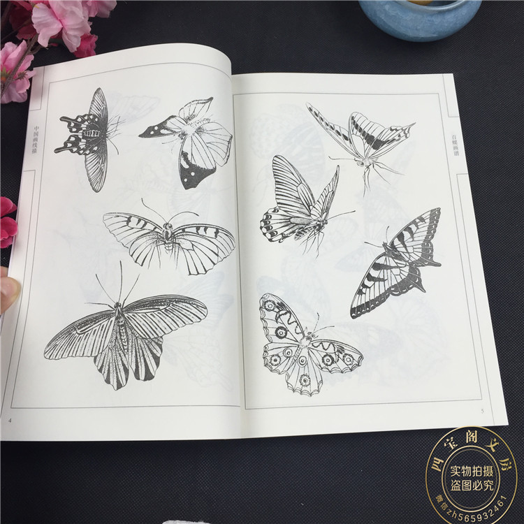 4 Pcs/Set Chinese Painting Lin – обзор и цена Art Craft Butterfly