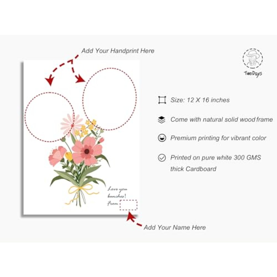 Flower Bouquet Handprint Art C – обзор и цена Art Craft Kits