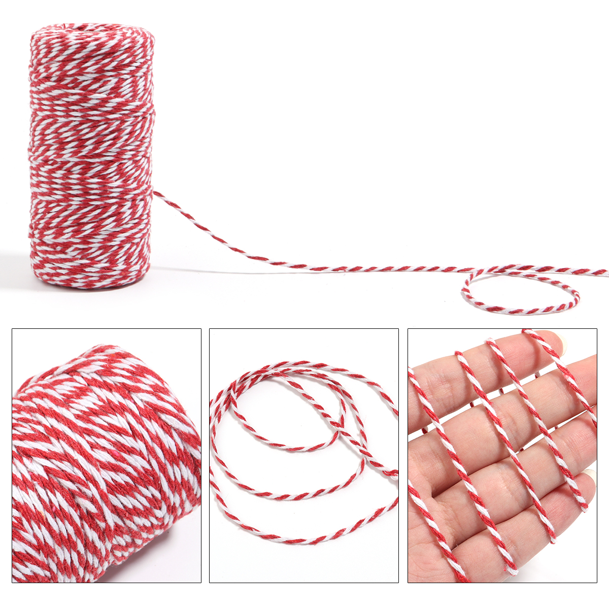 100M/Roll 2mm Bakers Twine Str – обзор и цена Art Craft Christmas