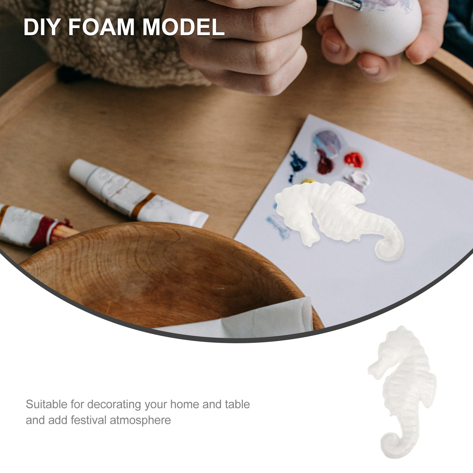 15Pcs Seahorse DIY Foam Art Ba – обзор и цена Art Craft Project