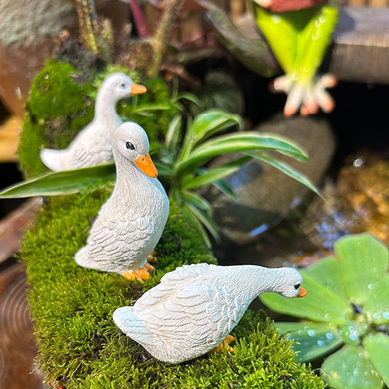 3pcs Cute White Duck Hydroponi – обзор и цена Art Craft Duck
