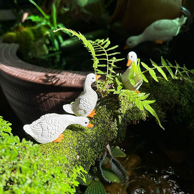 3pcs Cute White Duck Hydroponi – обзор и цена Art Craft Duck