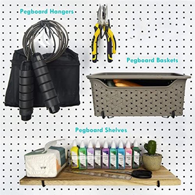75STO-Peg Board Shelf Hooks, 8 – обзор и цена Art Craft Room
