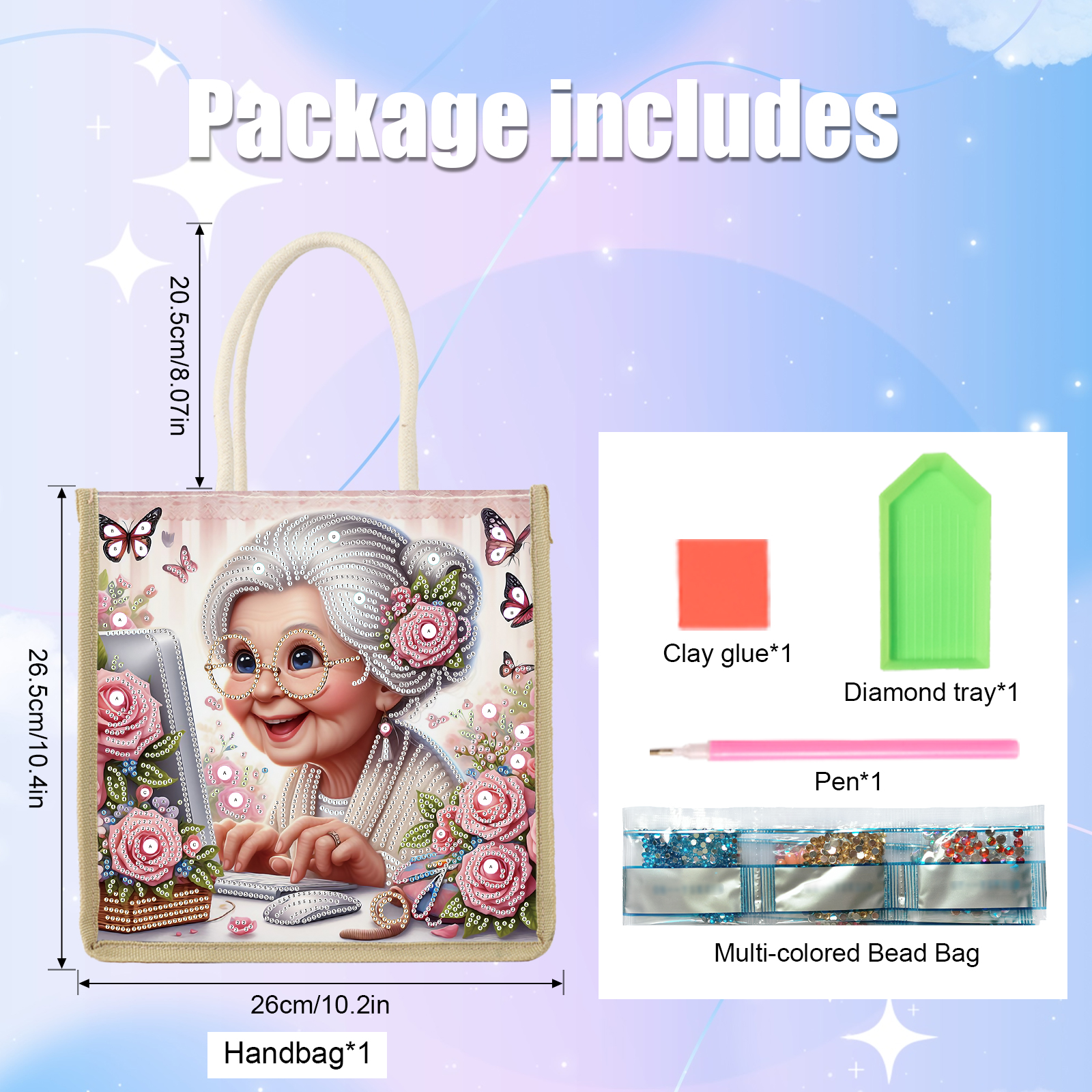Diamond Art Painting Handbag K – обзор и цена Art Craft Kits