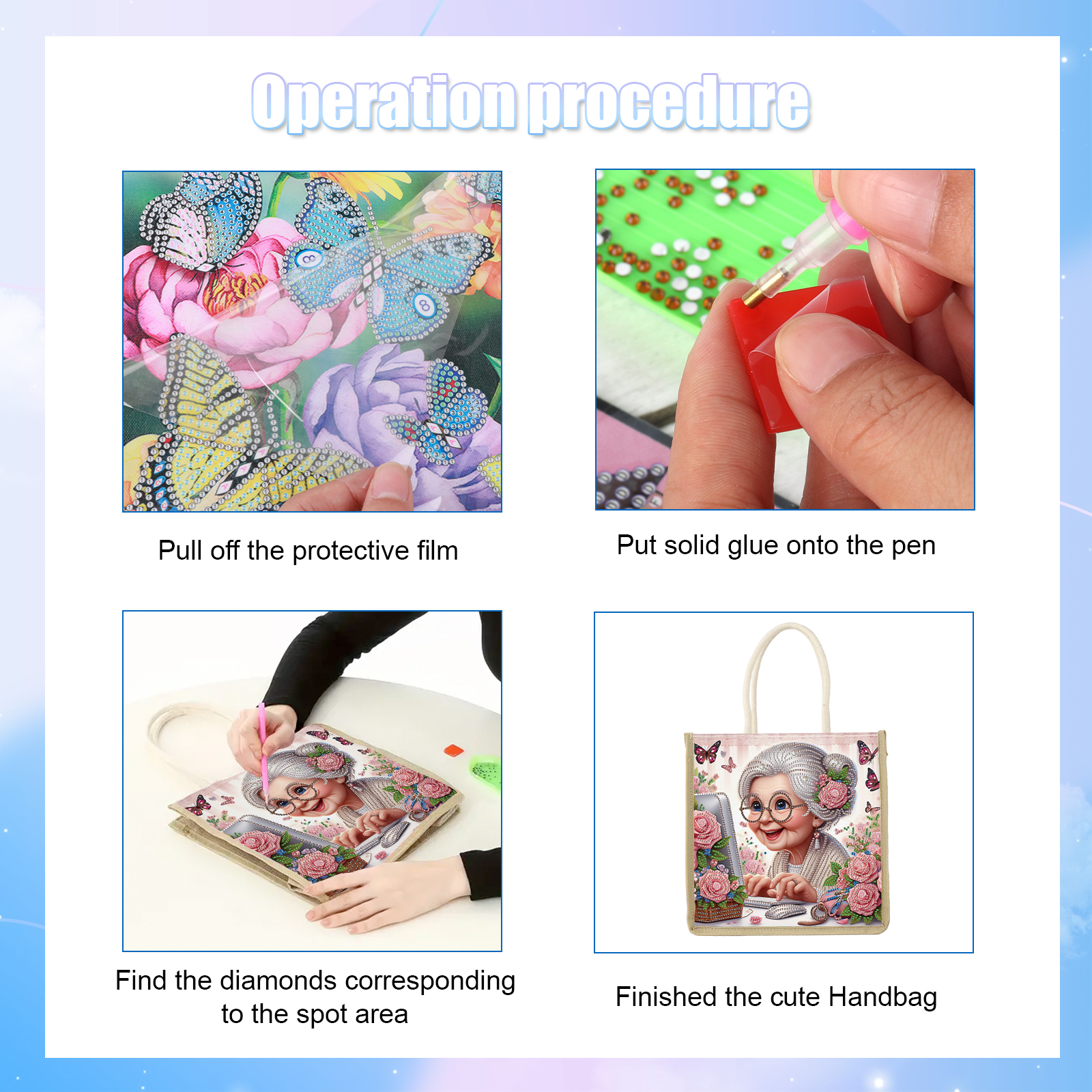 Diamond Art Painting Handbag K – обзор и цена Art Craft Kits