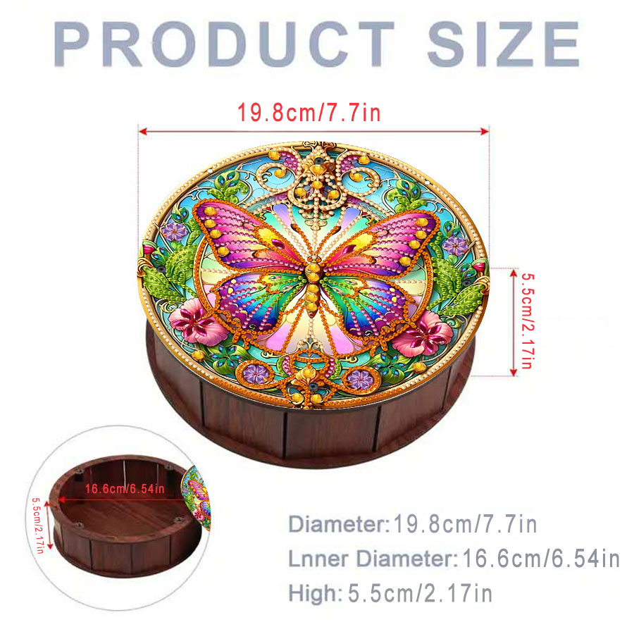 A set of round storage boxes w – обзор и цена Art Craft Butterfly