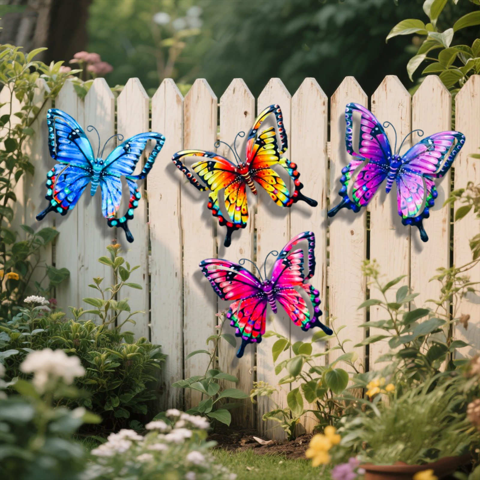 4pcs Iron Butterfly Wall Decor – обзор и цена Art Craft Butterfly