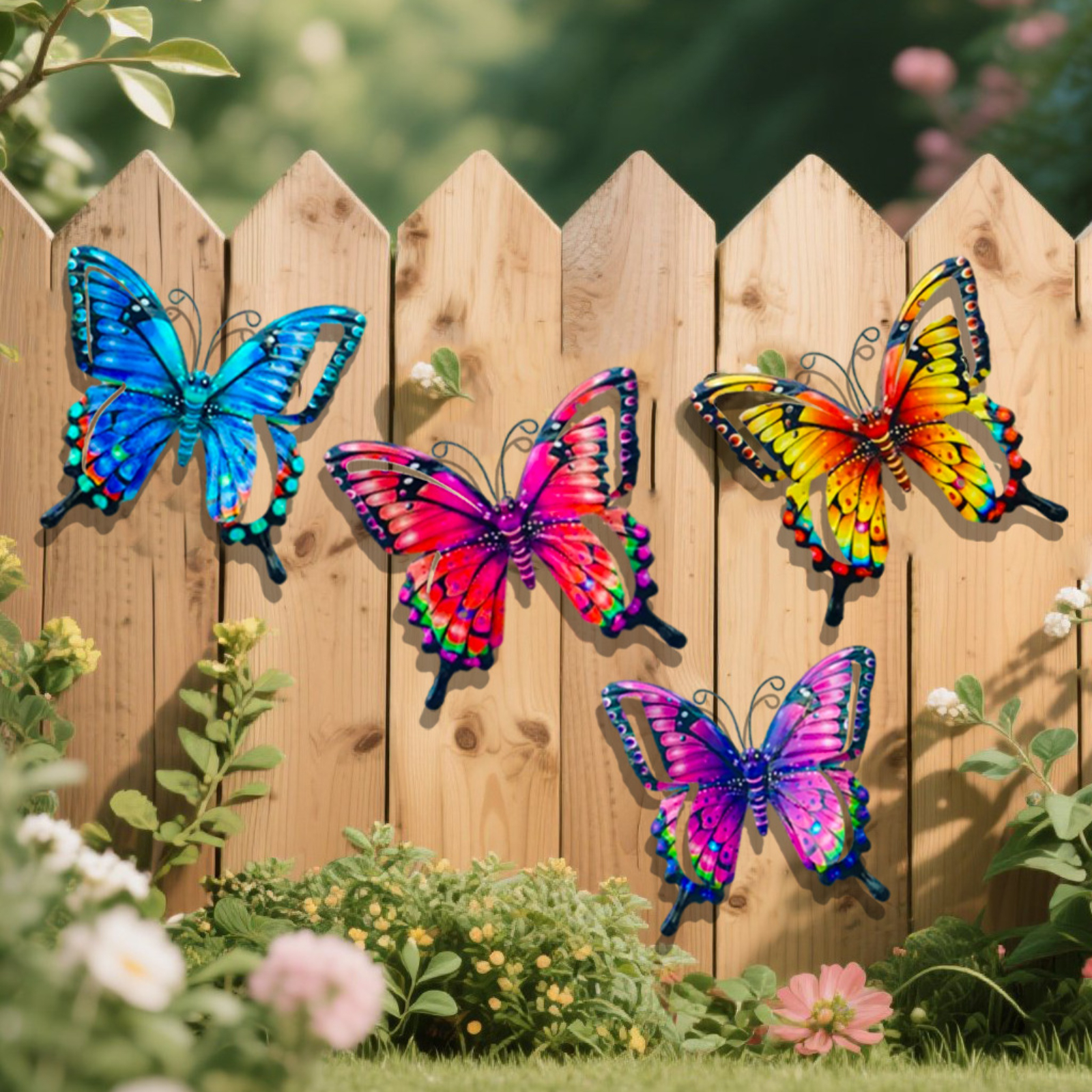 4pcs Iron Butterfly Wall Decor – обзор и цена Art Craft Butterfly