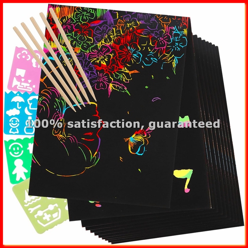 Scratch Paper Art Set, Black C – обзор и цена Art Craft Party