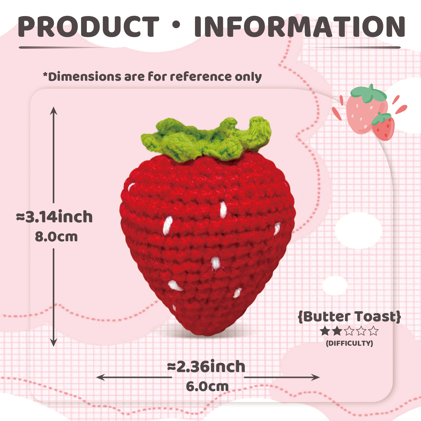 YAMAXIN 1PC Fruit Theme Croche – обзор и цена Art Craft Project