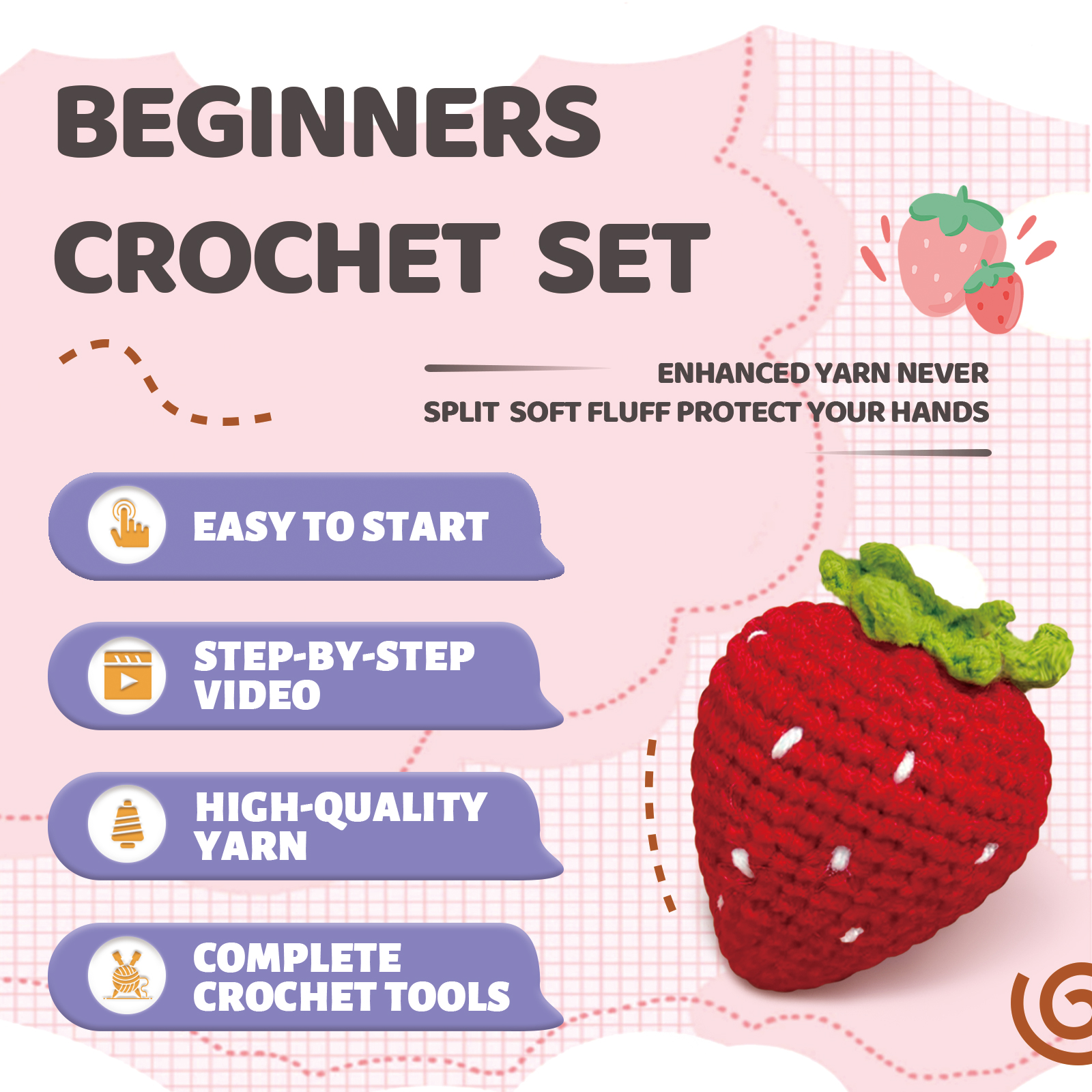 YAMAXIN 1PC Fruit Theme Croche – обзор и цена Art Craft Project