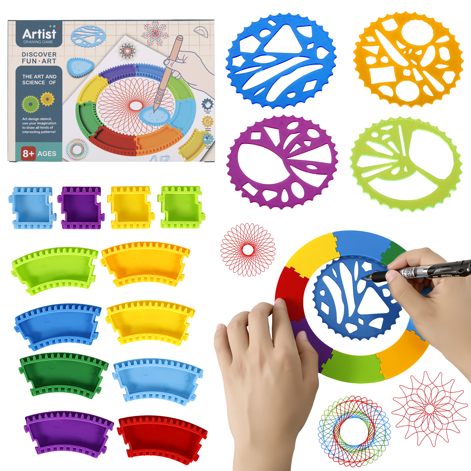 Spiral Art Gear Geometric Rule – обзор и цена Art Craft Kits