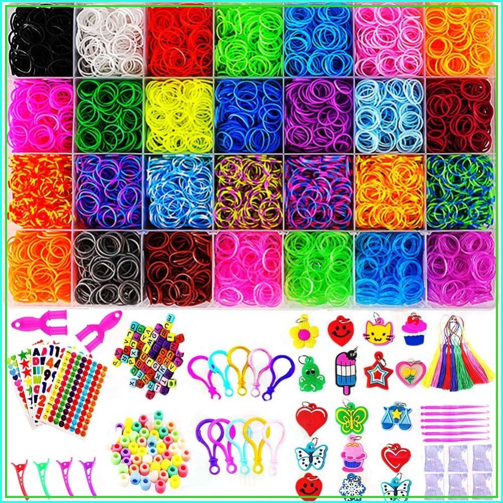12080+ Loom Bands Set, Rubber  – обзор и цена Art Craft Gift Ideas