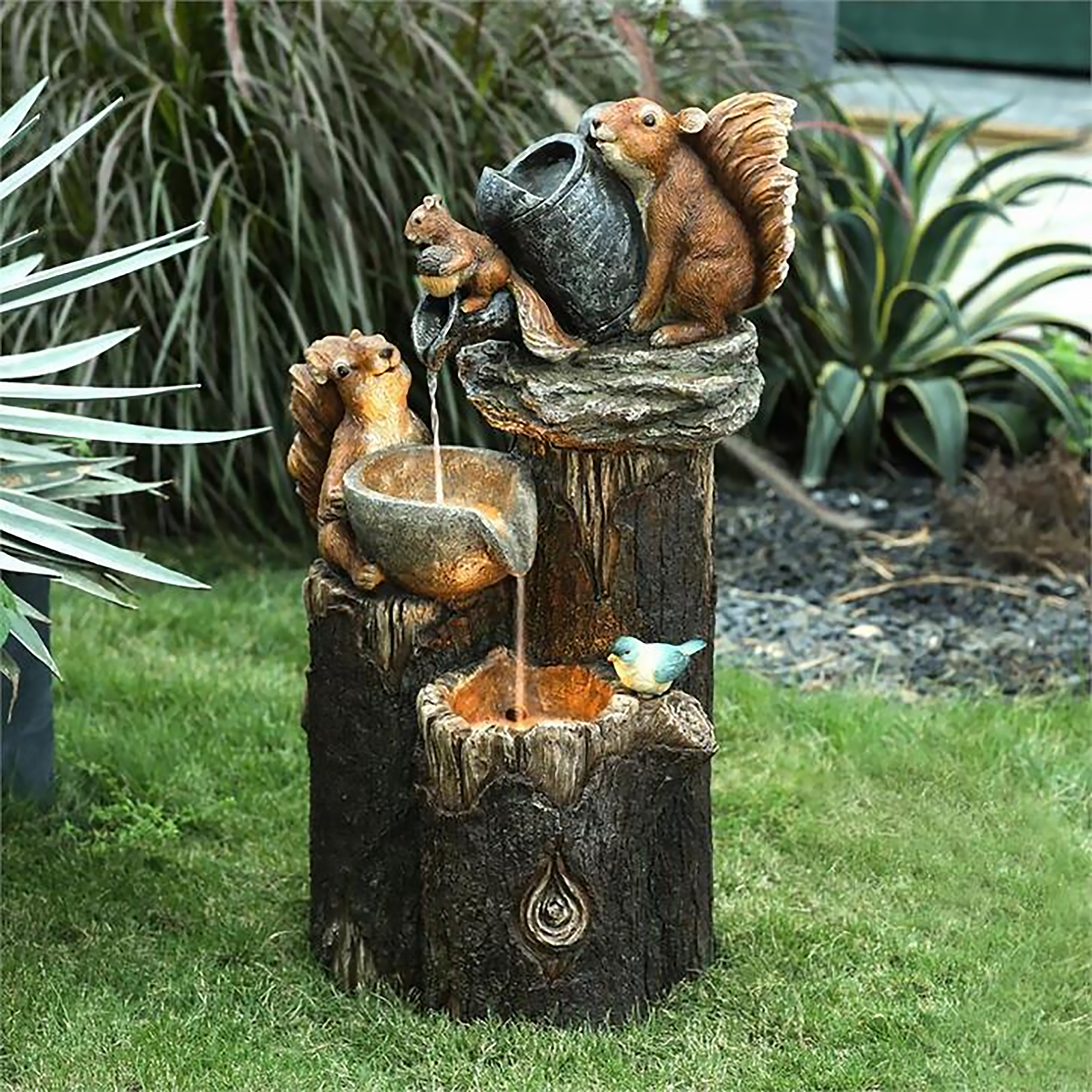 Duck Squirrel Solar Fountain O – обзор и цена Art Craft Duck