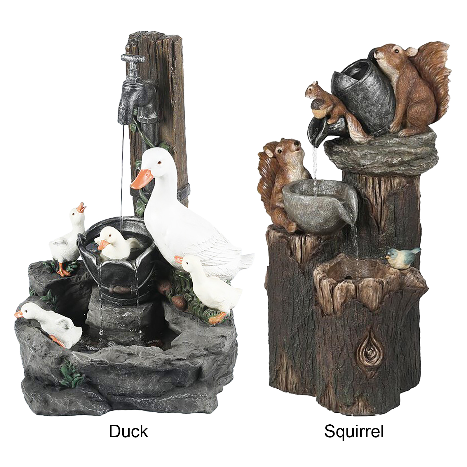 Duck Squirrel Solar Fountain O – обзор и цена Art Craft Duck