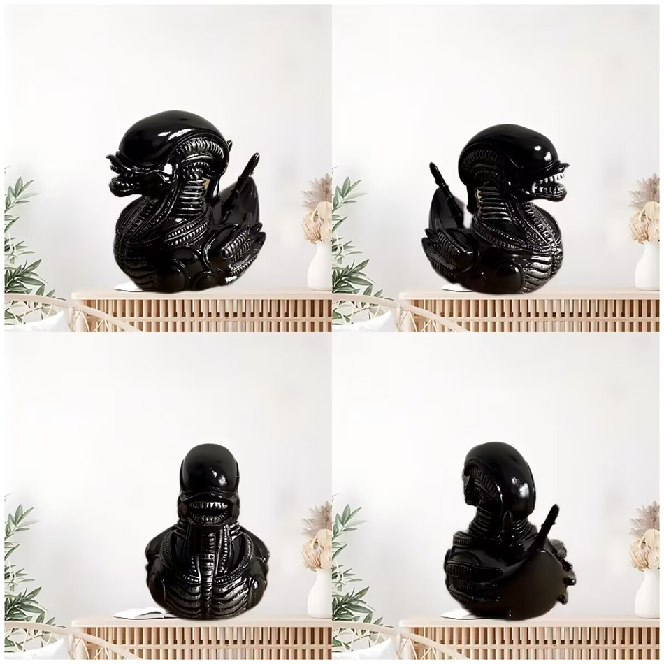 Alien Duck Resin Statue，Evil A – обзор и цена Art Craft Duck