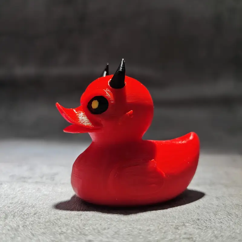 3D Printed Devil Duck Statue D – обзор и цена Art Craft Duck