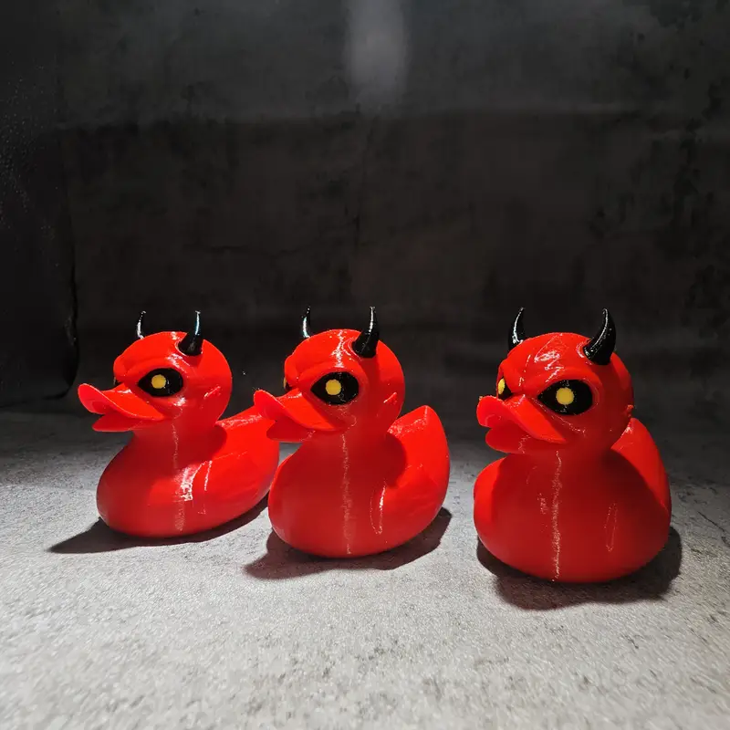 3D Printed Devil Duck Statue D – обзор и цена Art Craft Duck