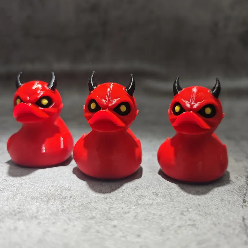 3D Printed Devil Duck Statue D – обзор и цена Art Craft Duck