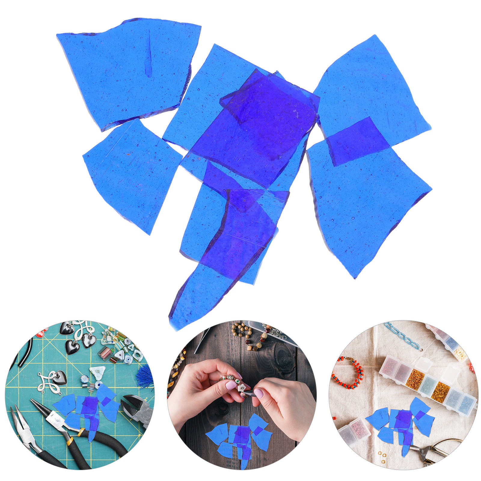 Colored Glass Slices Confetti  – обзор и цена Art Craft Project