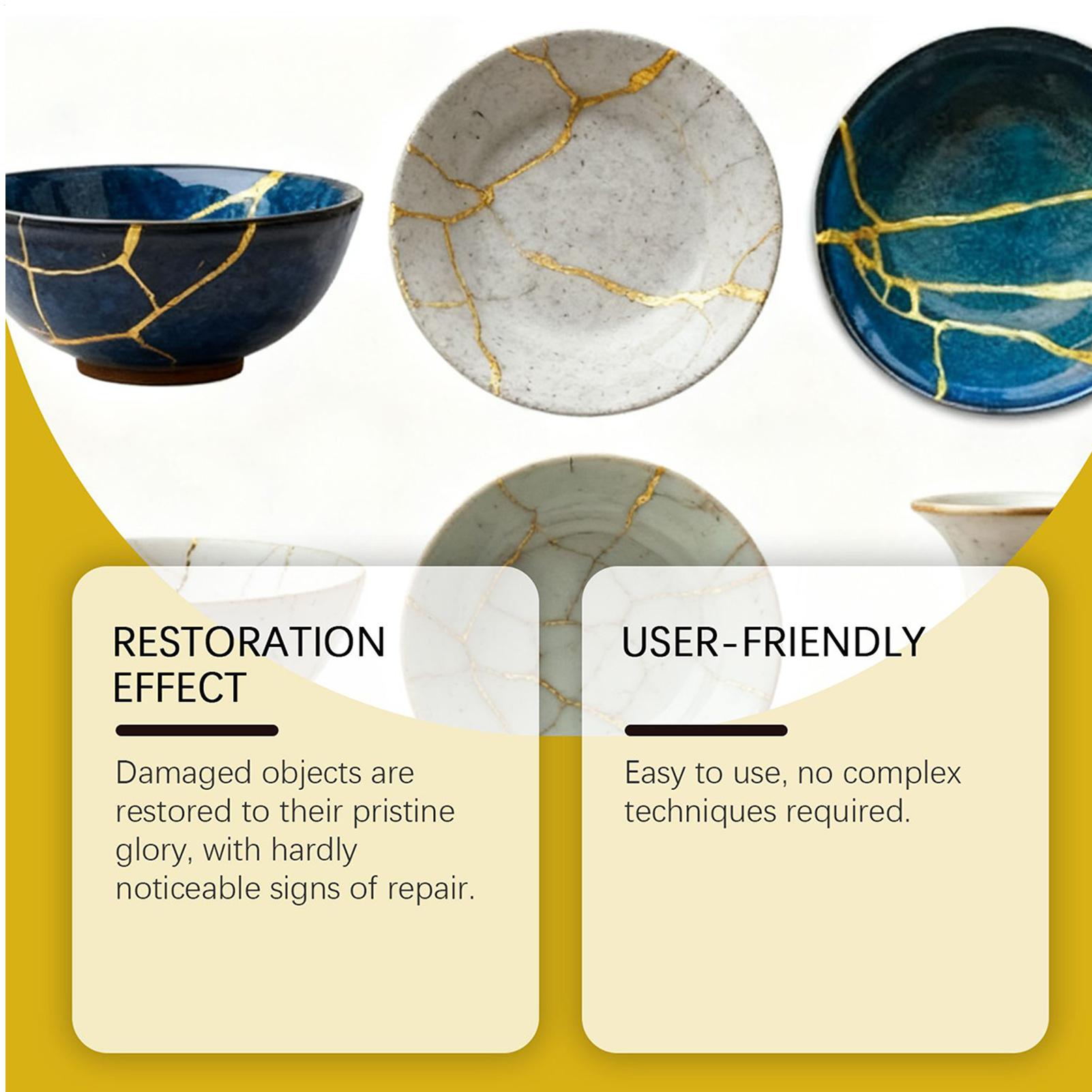 Kintsugi Repair Kit Gold Ceram – обзор и цена Art Craft Workshop