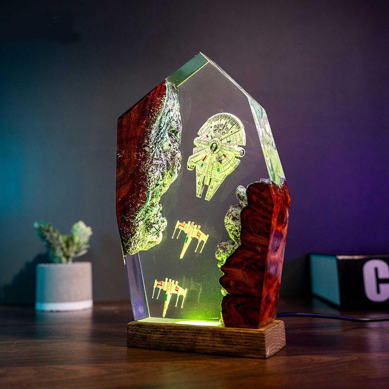 Table Resin Lamp Universe War  – обзор и цена Art Craft Christmas