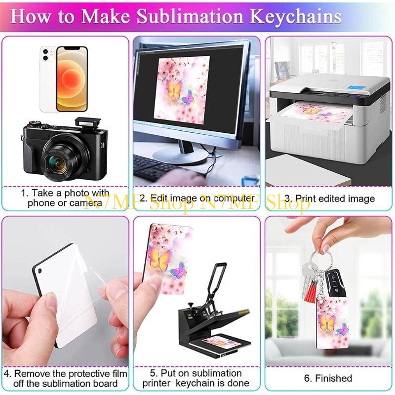 N7MF 80 Pcs Sublimation Blank  – обзор и цена Art Craft Description
