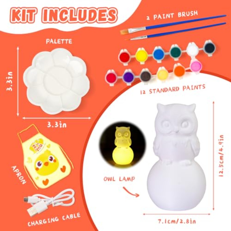 Paint Your Own Lamp Kit, Arts  – обзор и цена Art Craft Kits