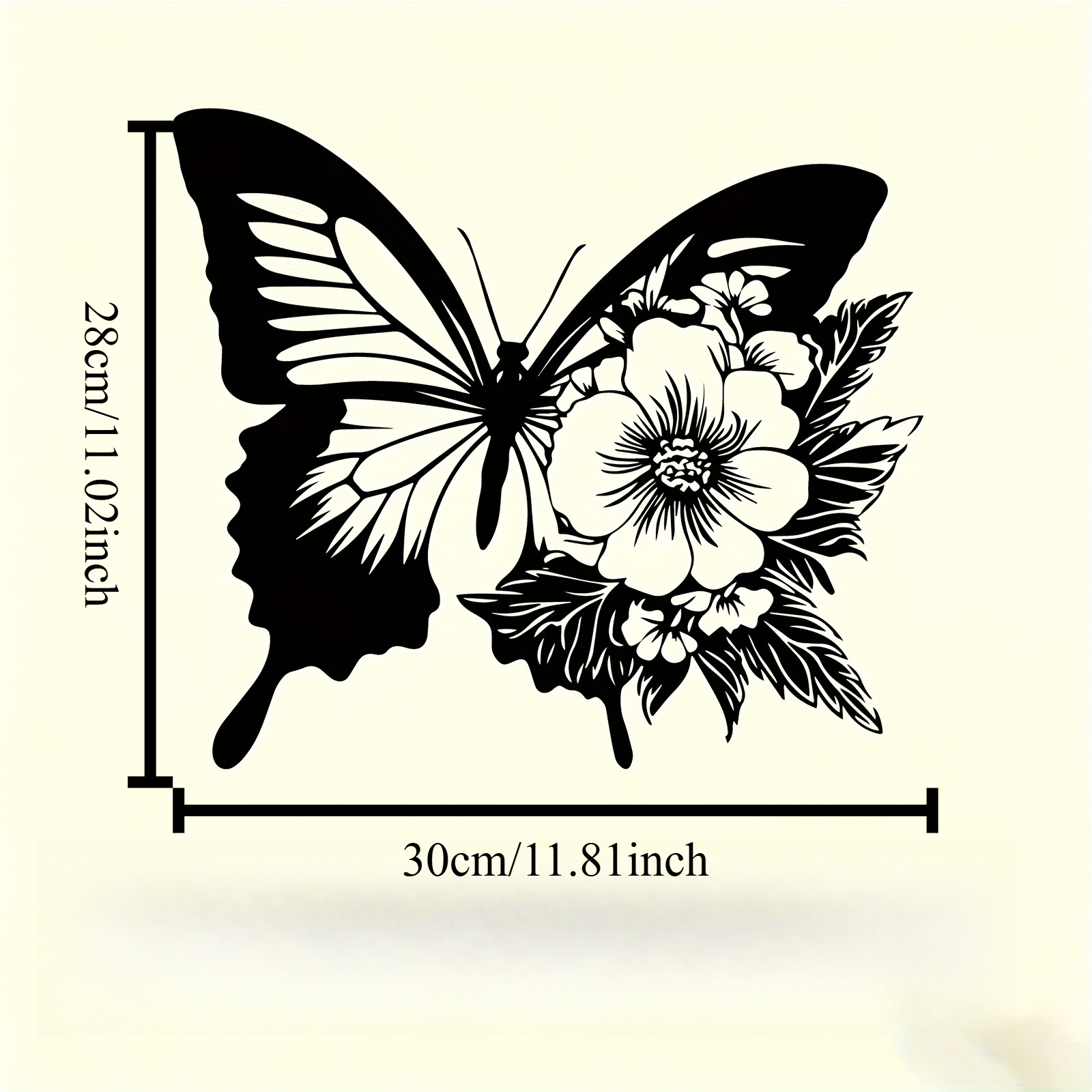 1pc Butterfly Floral Metal Wal – обзор и цена Art Craft Butterfly