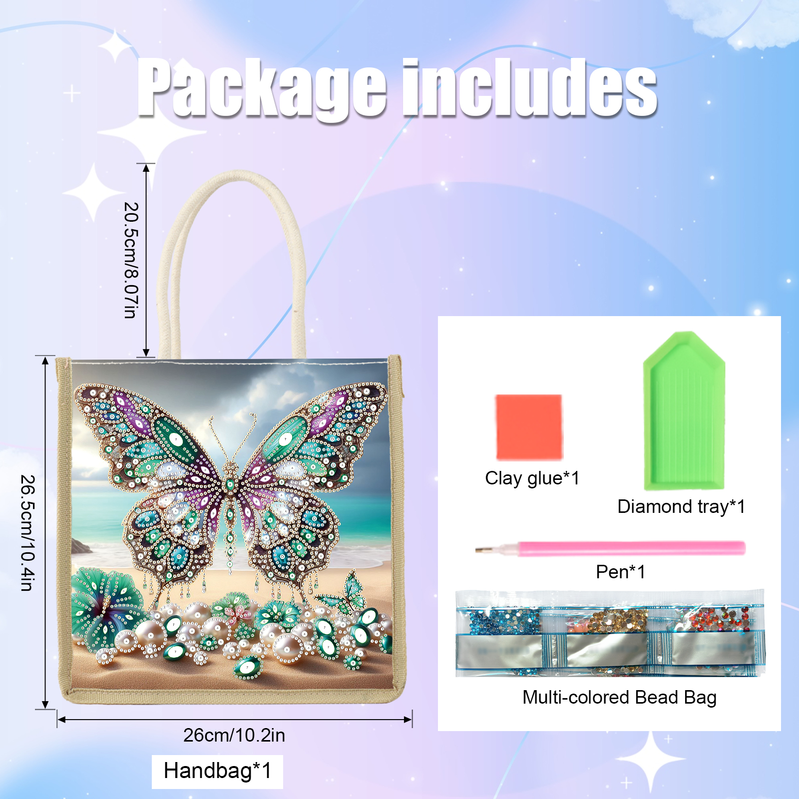 Diamond Art Painting Handbag K – обзор и цена Art Craft Kits