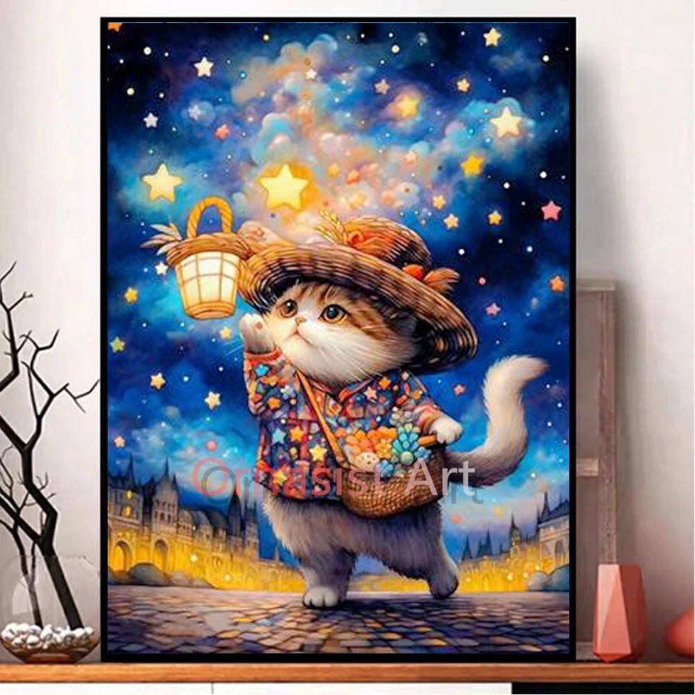 DIY 5D Diamond Painting Starry – обзор и цена Art Craft Hat