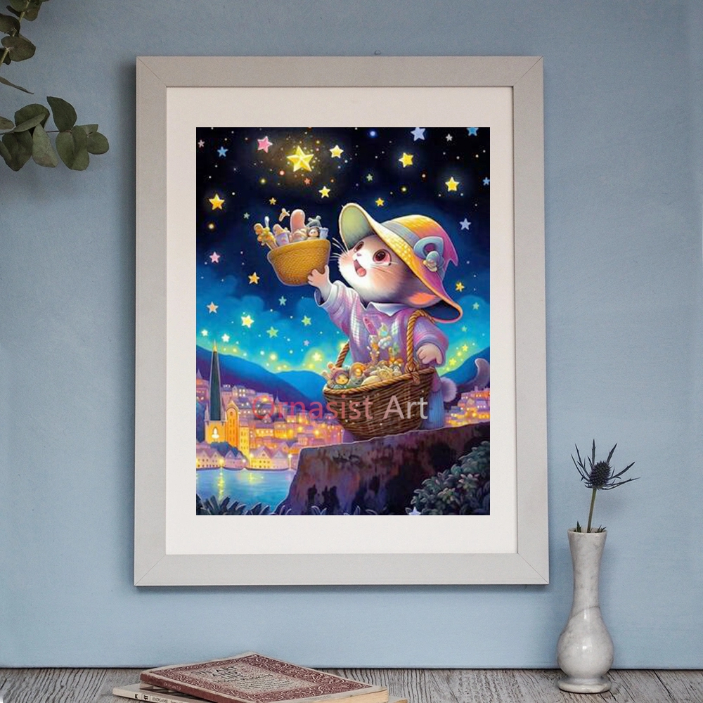 DIY 5D Diamond Painting Starry – обзор и цена Art Craft Hat
