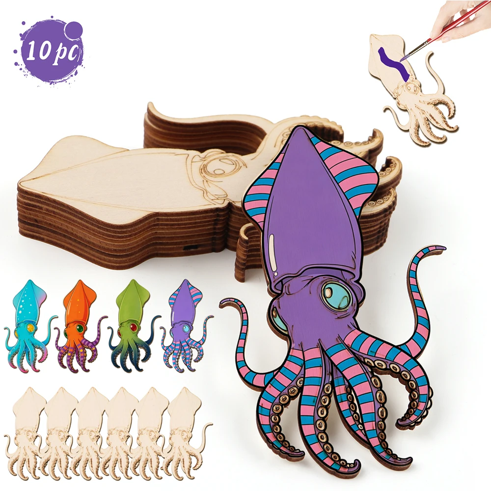 10pcs/set Unfinished Wood Craf – обзор и цена Craft Art Set
