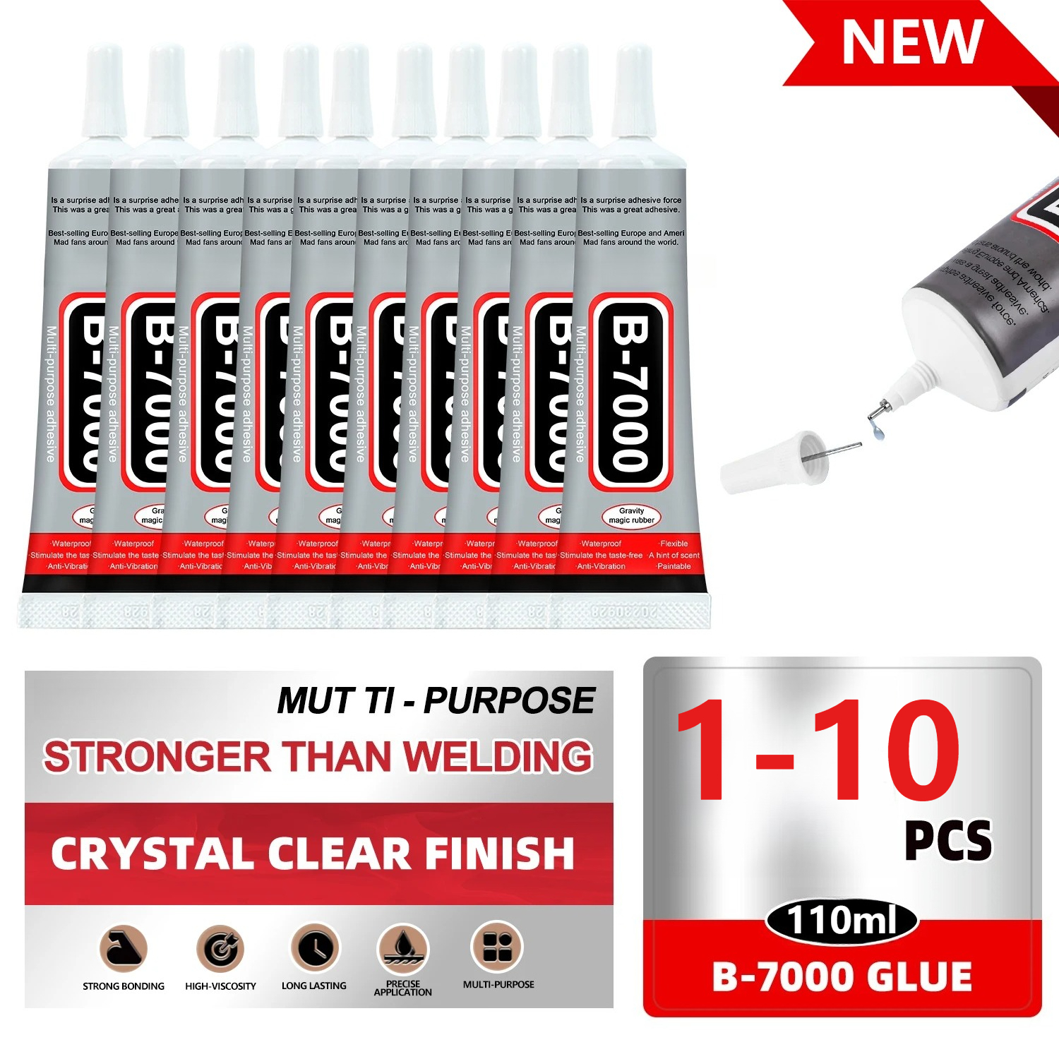 Super Glue B-7000 Loolifl 1-10 – обзор и цена Art Craft Material