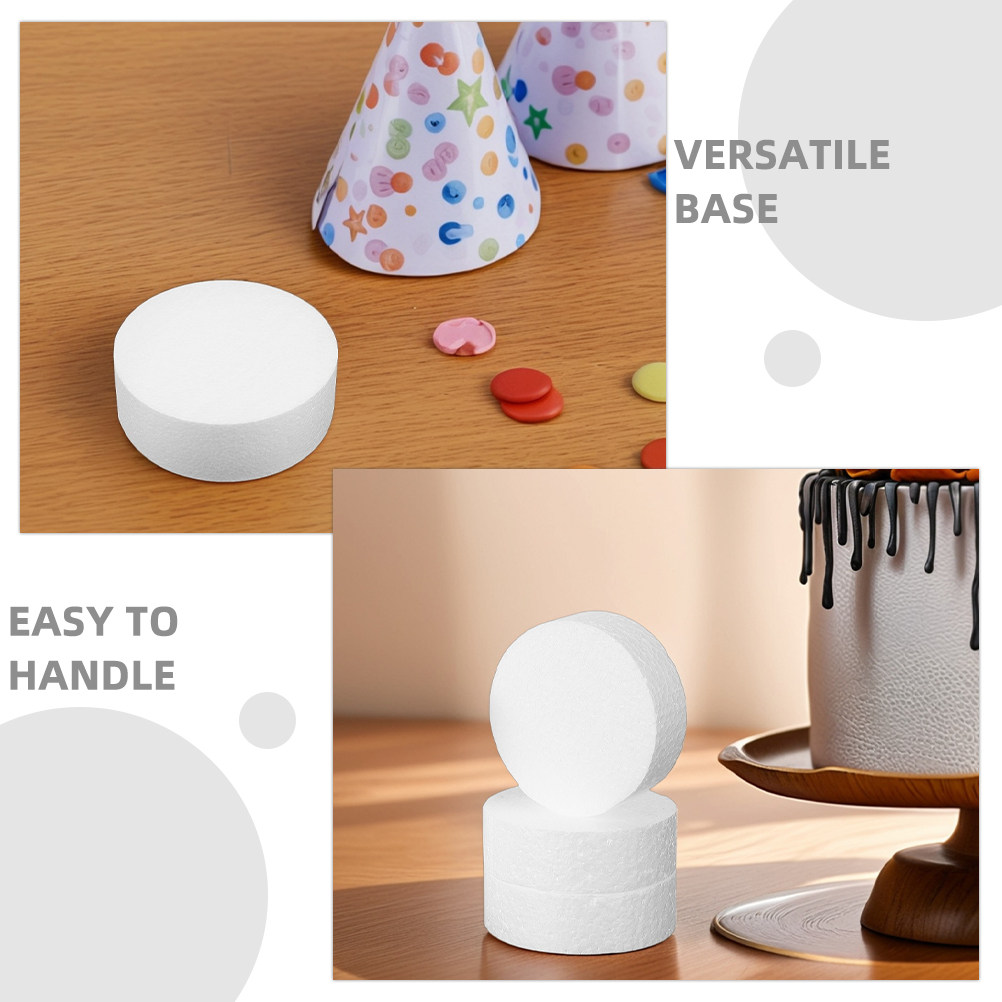 16Pcs White Round Foam Blocks  – обзор и цена Art Craft Project