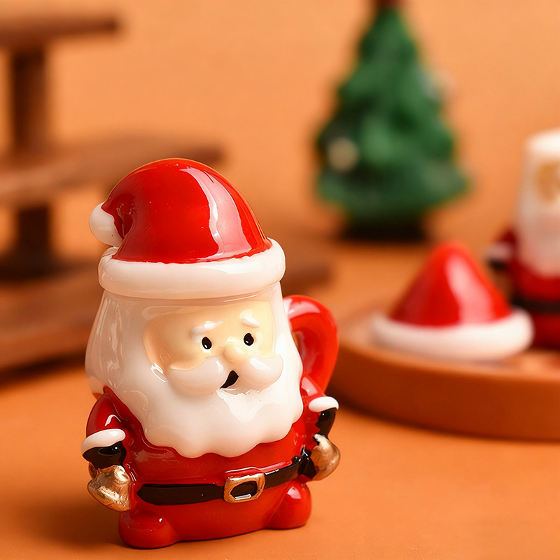 Mini Santa Teacup Ornament - R – обзор и цена Art Craft Christmas