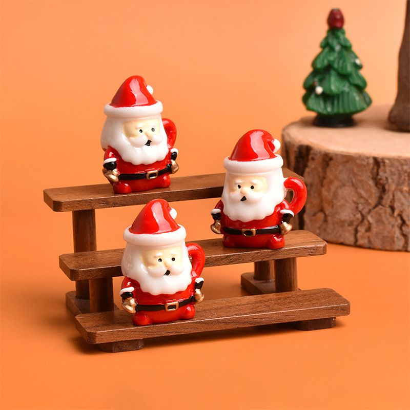Mini Santa Teacup Ornament - R – обзор и цена Art Craft Christmas