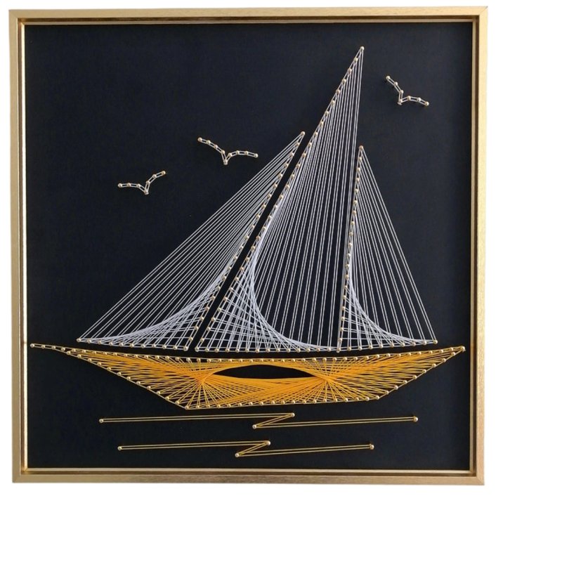 Nail String Art, Sailing Theme – обзор и цена Art Craft Gift Ideas